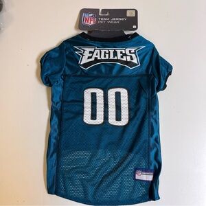 BRAND NEW PET NFL PHILADELPHIA EAGLES JERSEY SIZE LARGE